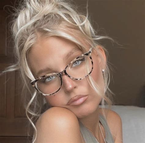 blonde hair girl with glasses|Trendy Hairstyles for Long Blonde Hair with Glasses